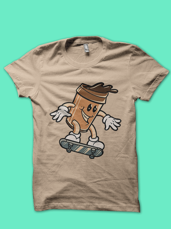 skateboarding coffee