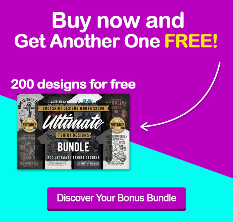 200 T shirt Designs Bundle