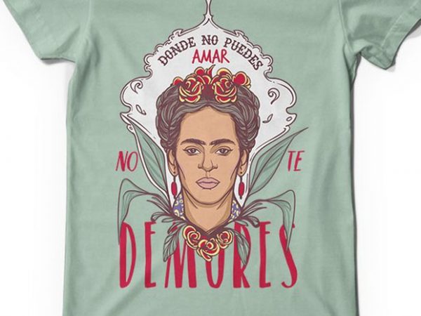 No te demores buy t shirt design artwork