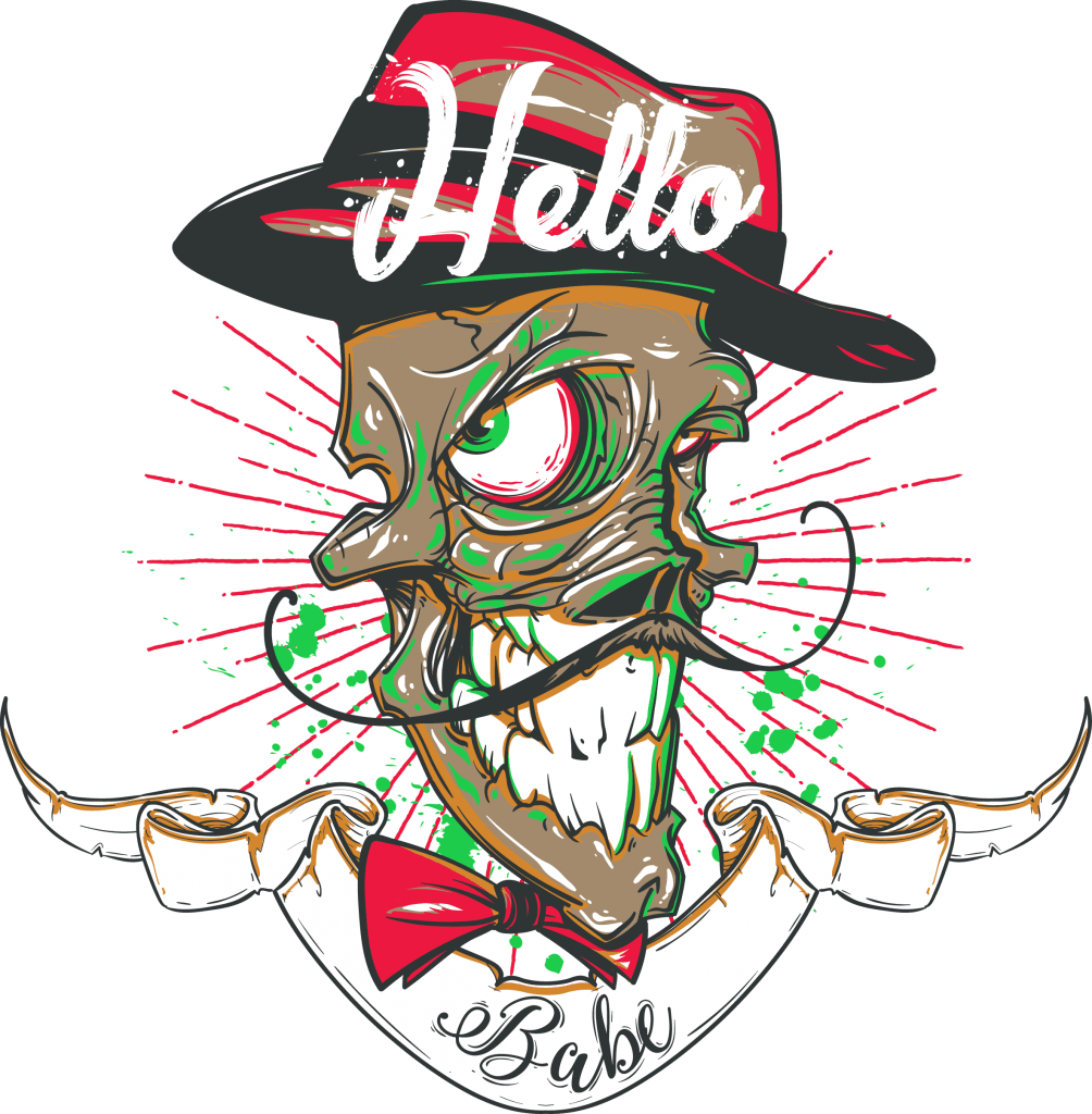 Hello babe! vector shirt designs