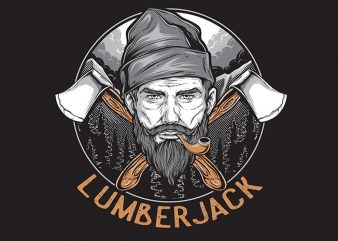 LUMBERJACK vector t-shirt design
