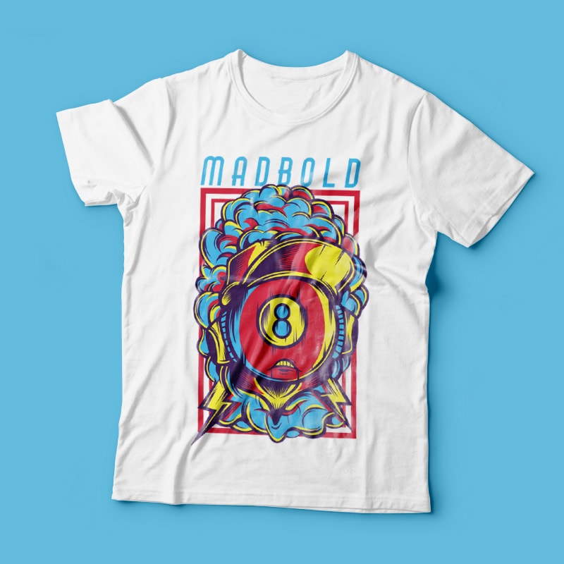 Madbold vector t shirt design