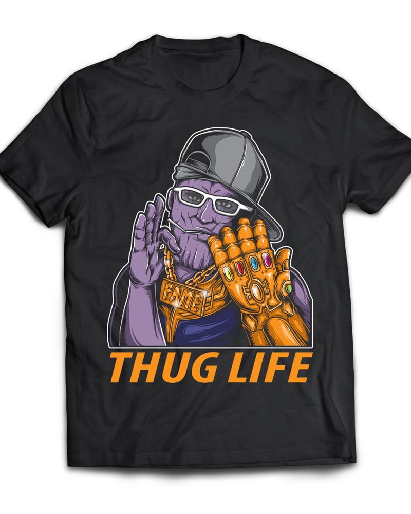 THUG LIFE buy tshirt design
