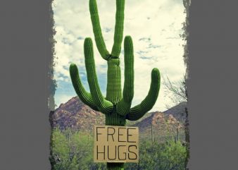 Free Hugs buy t shirt design for commercial use