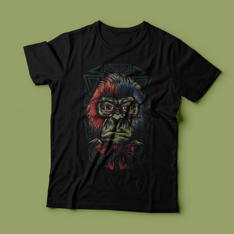 Nerd Monkey buy tshirt design