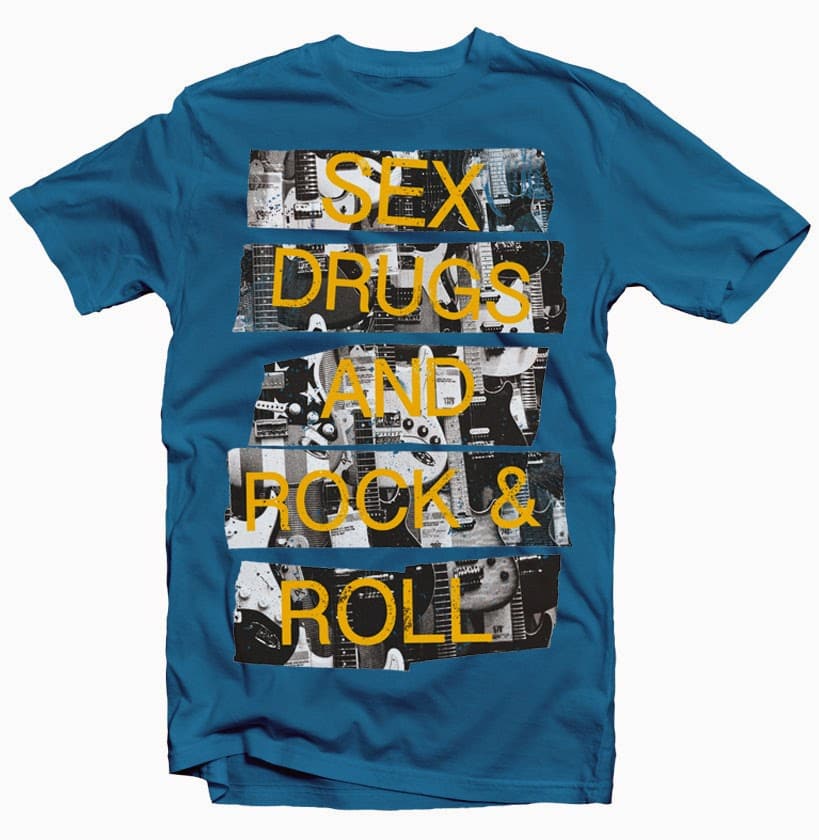 Sex Drugs and Rock’Roll commercial use t shirt designs