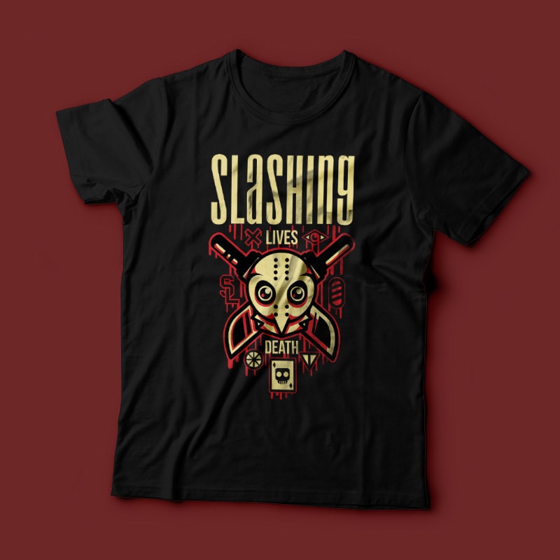 Slashing Party t shirt designs for teespring