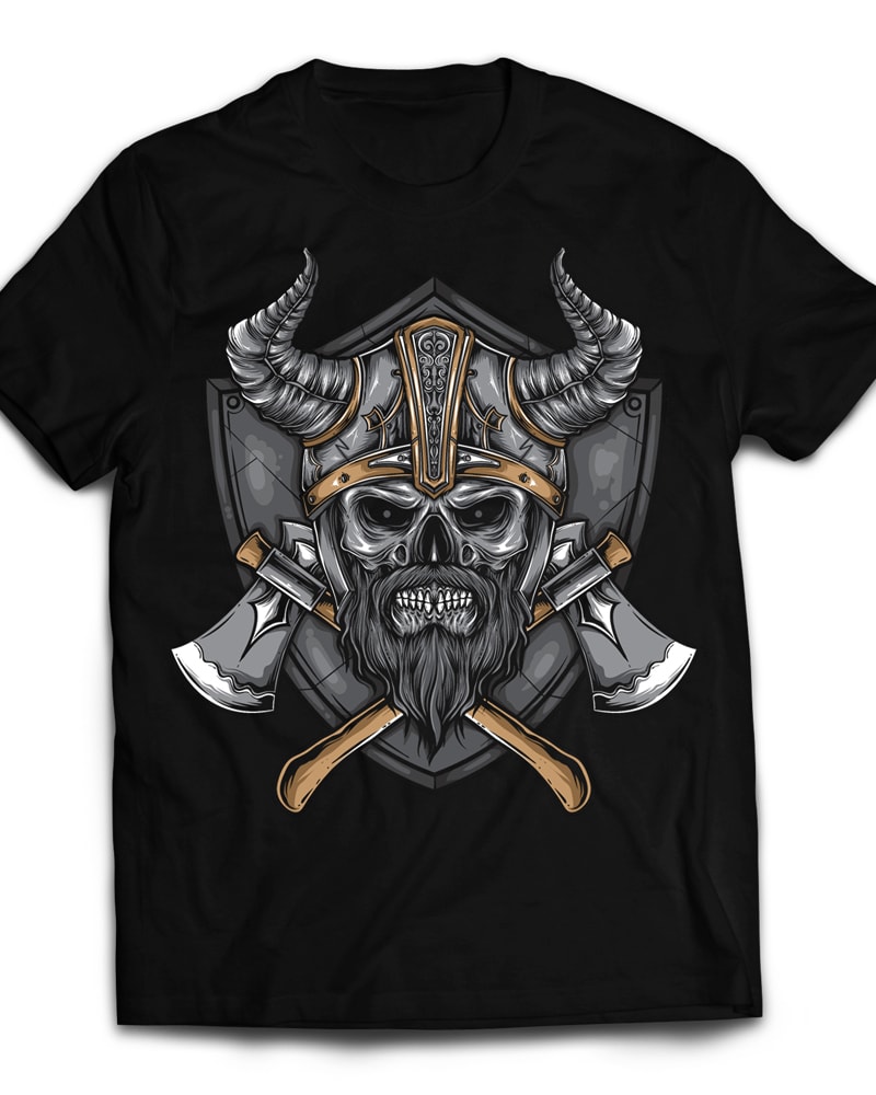 valhalla tshirt design for merch by amazon